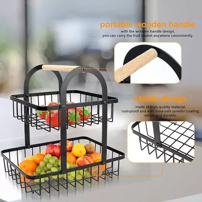 Organizador Almacenador Estante Frutas - Electroshopy