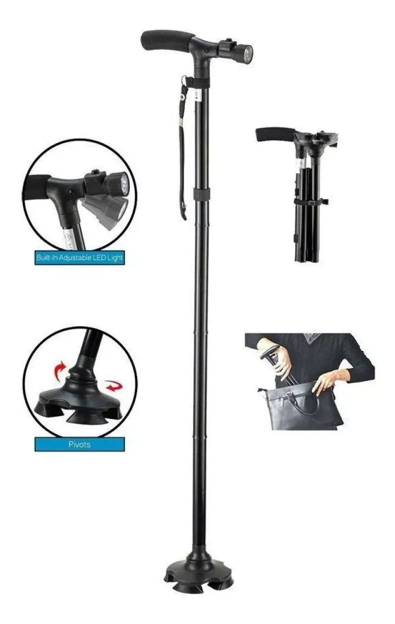 Trusty Cane Baston Ortopedico Plegable C - Electroshopy