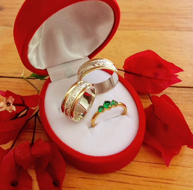 Comprar Argollas Esplendor Plata Y Oro en Electroshopy - Ángulo 2