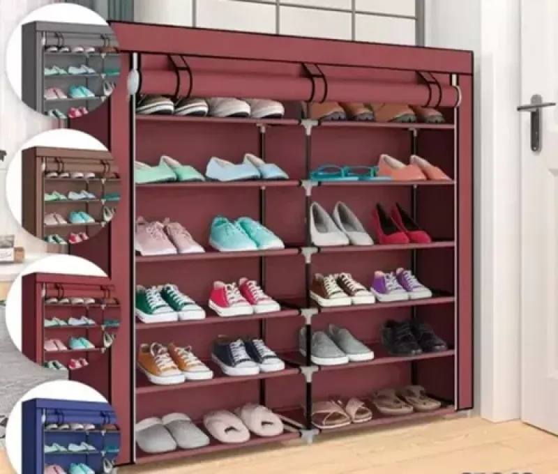 Zapatero De Tela 6 Niveles Doble Organiz - Electroshopy