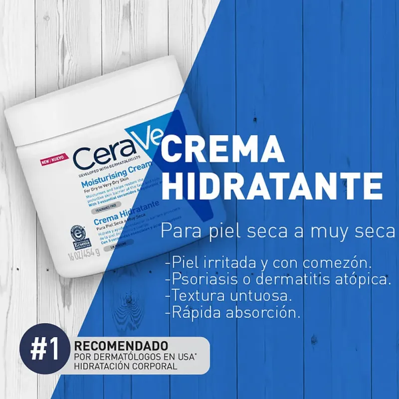 Crema Hidrantante Cerave 454 Gr - Electroshopy