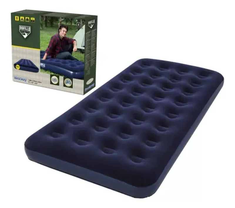 Colchon Inflable Sencillo Hogar - Electroshopy