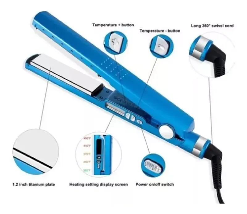 Combo Nano Titanium 3 En 1 Plancha Pein - Electroshopy - Vista 3