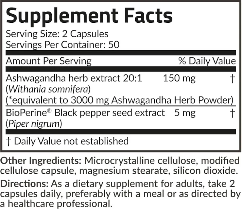 Ashwagandha Futurebiotics - Electroshopy - Vista 2