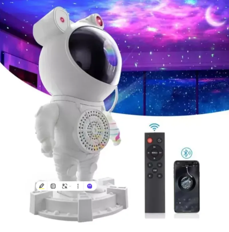 Astronauta Proyector Con Parlante - Electroshopy