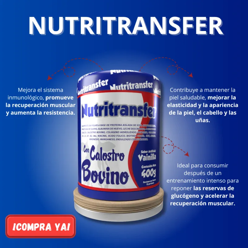 Bovino Nutritransfer X 400gr - Electroshopy