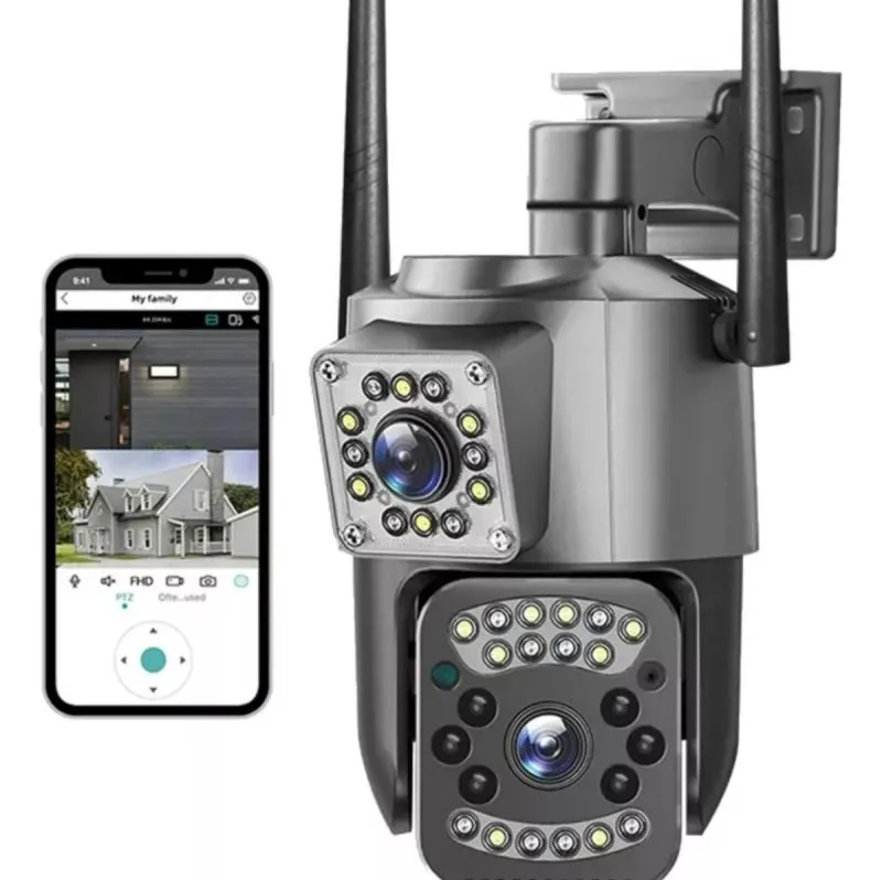 Camara De Seguridad Ptz Doble Lente Alt - Electroshopy