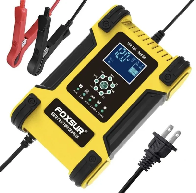 Cargador De Baterias Inteligente 12v 24v - Electroshopy