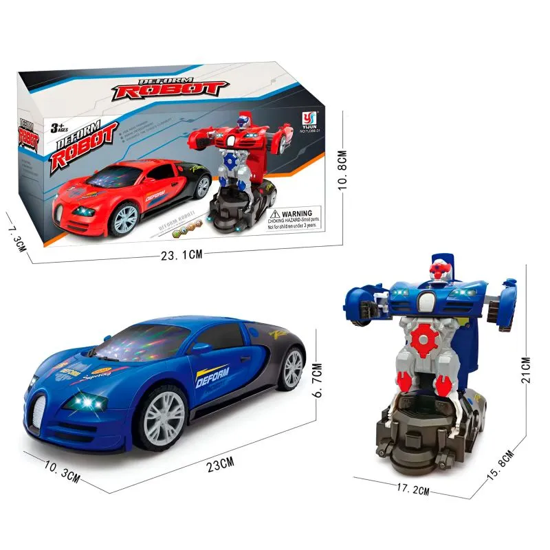Carro Bugati Transformers Deportivo Jugu - Electroshopy