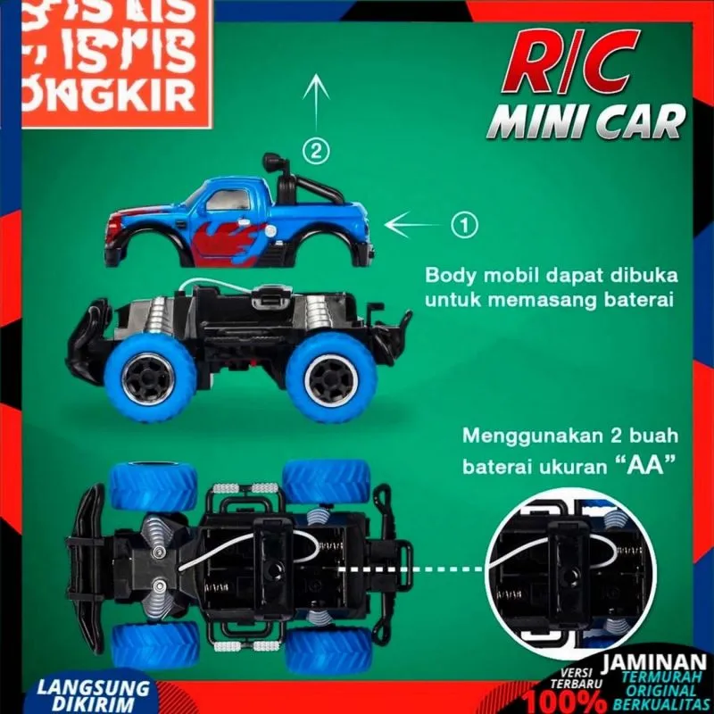 Carro Control Remoto Recargable 4x4 Jeep - Electroshopy - Vista 2