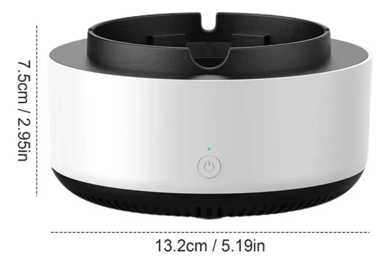 Cenicero Sin Humo Purificador Filtro - Electroshopy