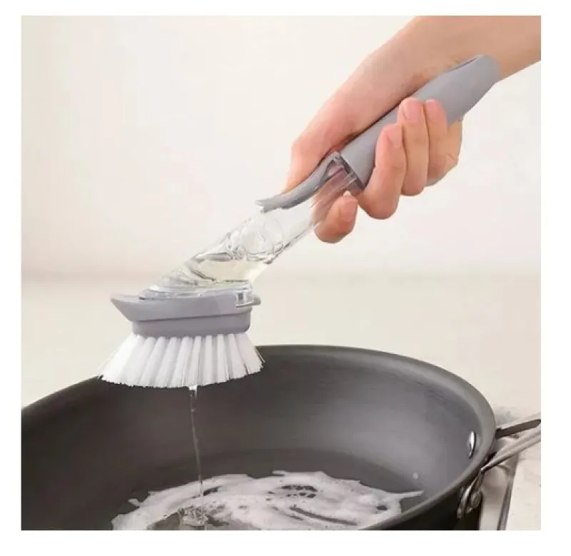 Cepillo Lavaplatos Con Dispensador Jabon - Electroshopy