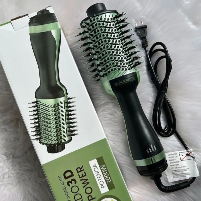 Cepillo Secador Para Cabello Aguacate 3d - Electroshopy