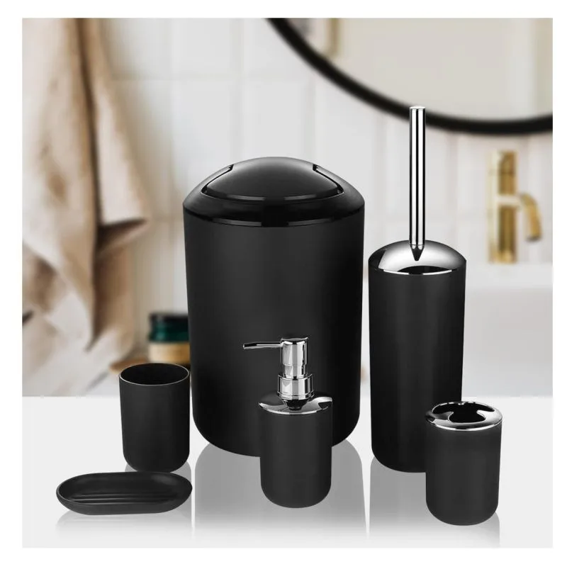 Combo Juego Accesorios Para Bano 6 Pieza - Electroshopy