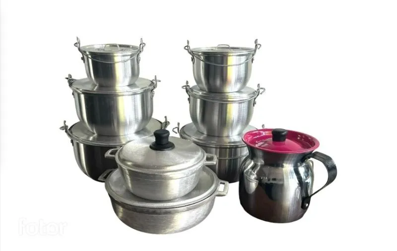 Combo Ollas De Arox6 Caldero14jarra2l - Electroshopy