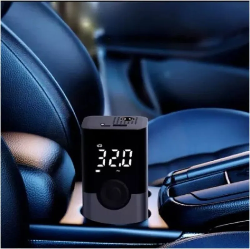 Compresor De Aire Digital Con Powerbank - Electroshopy - Vista 2