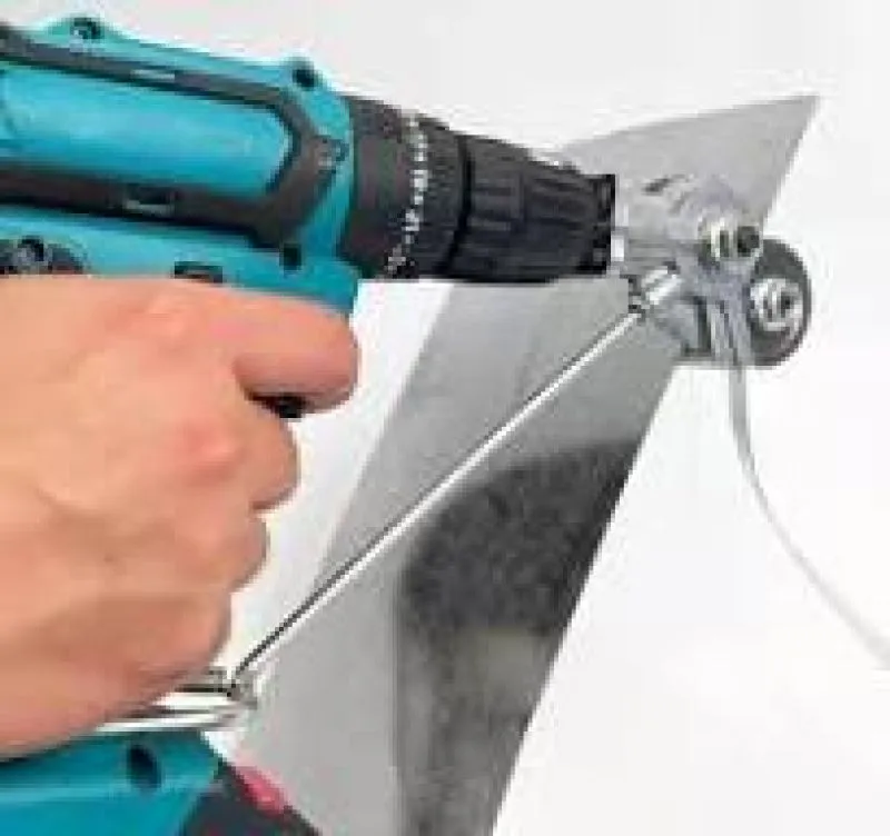 Cortador De Lamina Adaptador De Taladro - Electroshopy - Vista 2