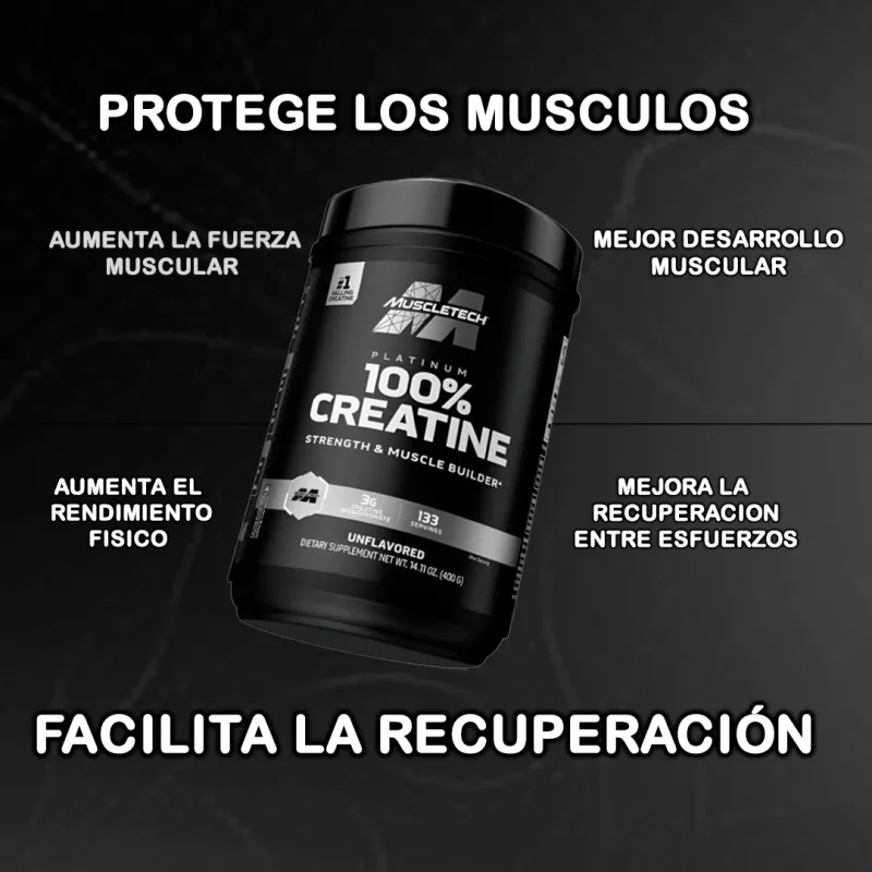 Creatina Platinum Muscletech - Electroshopy