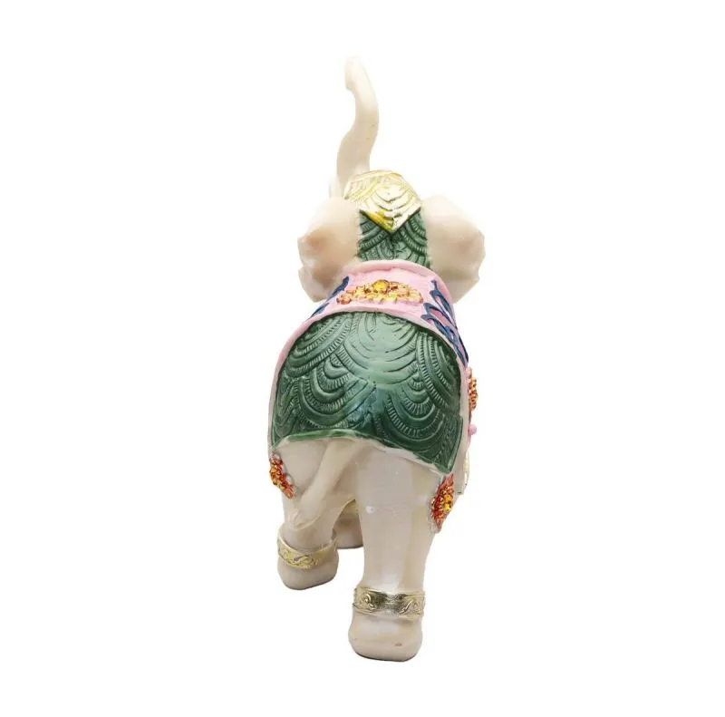 Elefante Blanco X 7 Decoracion Galata - Electroshopy - Vista 3