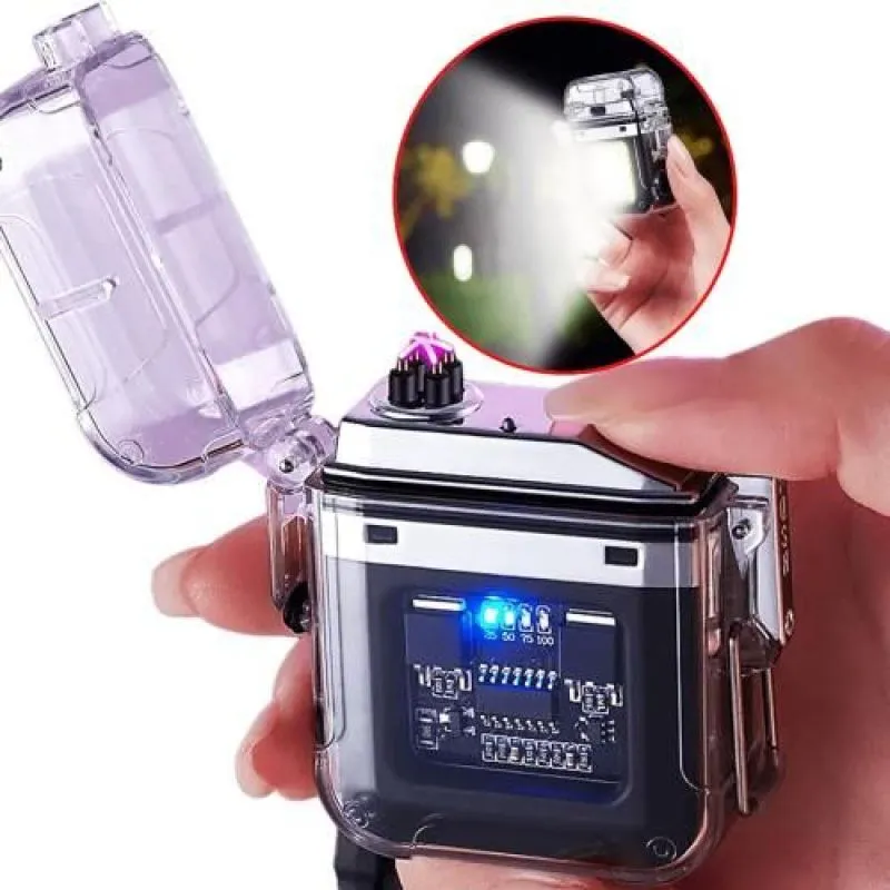 Encendedor de plasma con linterna 8004 - Electroshopy