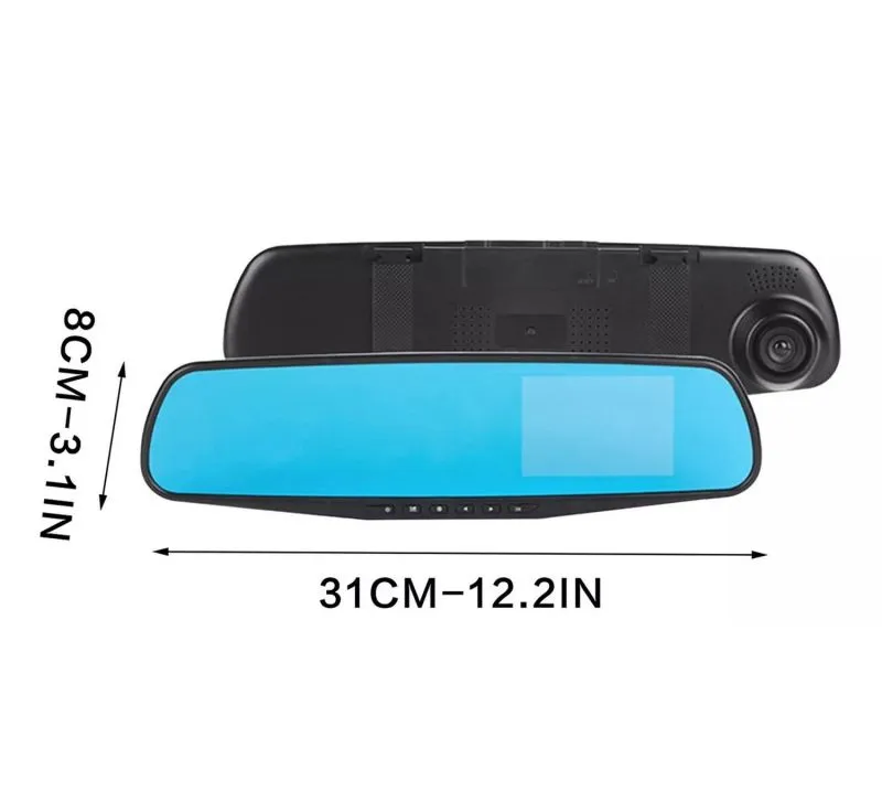 Espejo Carro Retrovisor Dvr Camara - Electroshopy - Vista 2