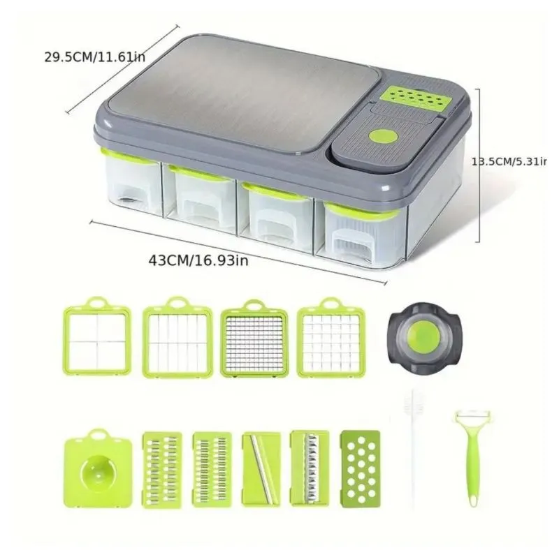 Estacion De Preparacion Mandolina 28en1 - Electroshopy