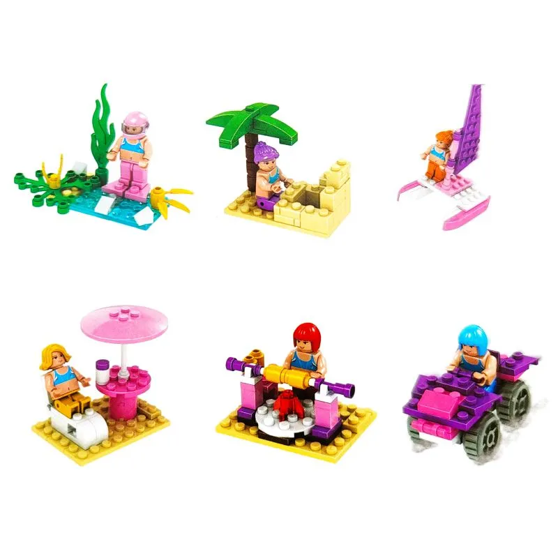 Figura Armable Playa Mar Parque Personaj - Electroshopy