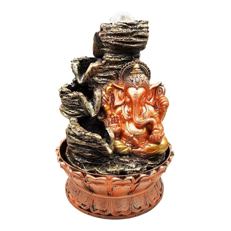 Fuente De Agua Ganesha Prosperidad 0345 - Electroshopy