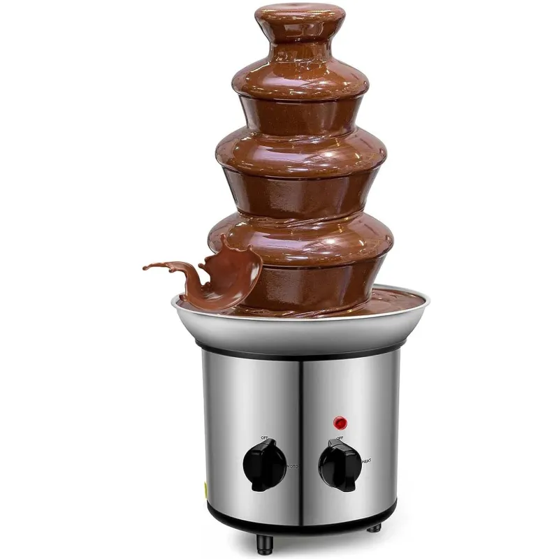Fuente De Chocolate En Acero 4 Niveles - Electroshopy