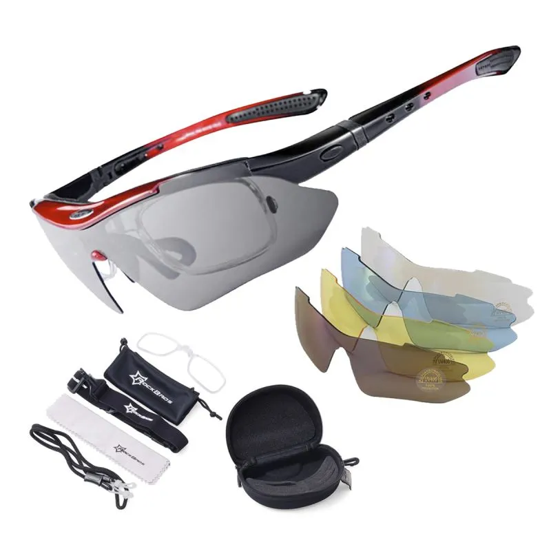 Gafas Polarizadas Rockbros 5 Lentes - Electroshopy