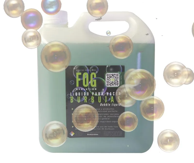 Galon De Liquido Para Burbujas - Electroshopy
