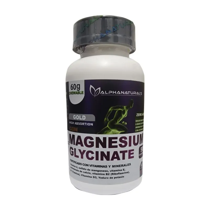 Glicinato De Magnesio Masticable X 60 - Electroshopy