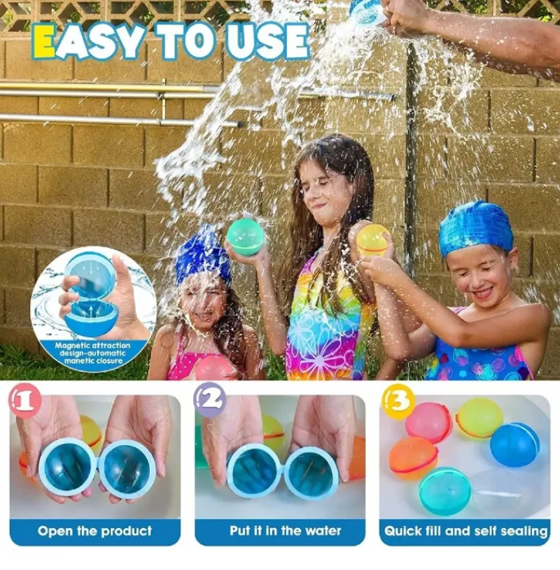 Globos Bombas De Agua Reutilizables - Electroshopy - Vista 2