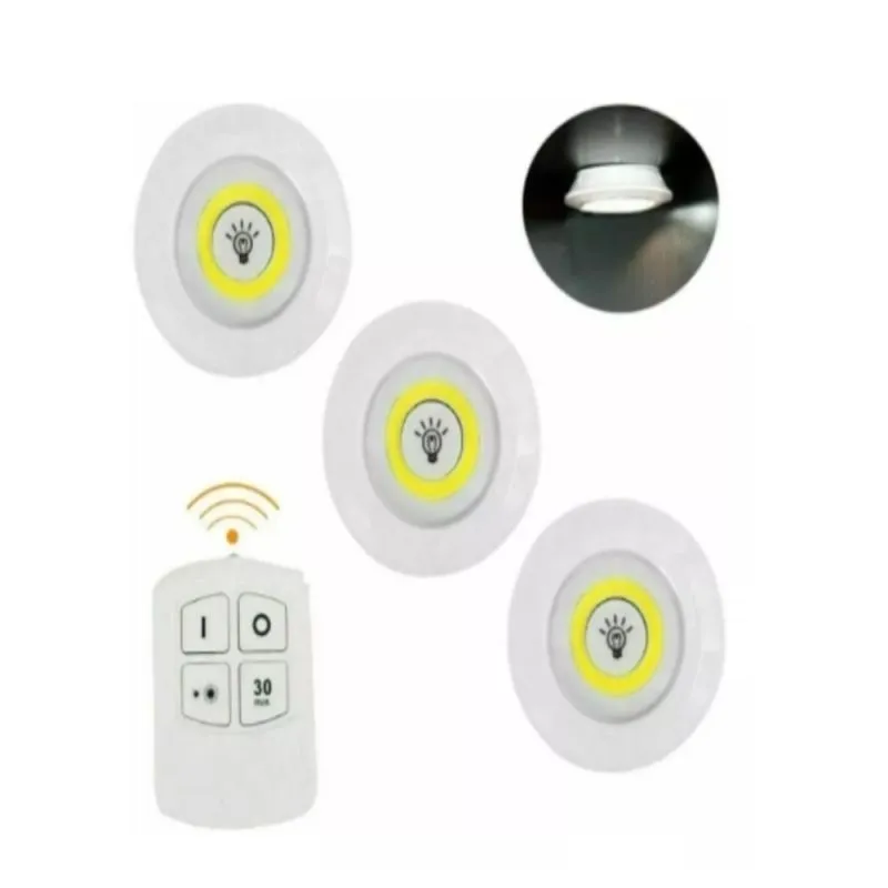 Juego Bombilla X3 Luces Led Inalambrica - Electroshopy