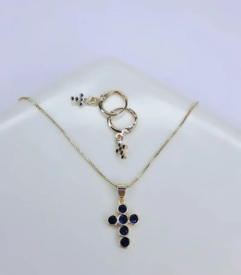 Juegos De Cadenas De Cruz Azul - Electroshopy - Vista 3