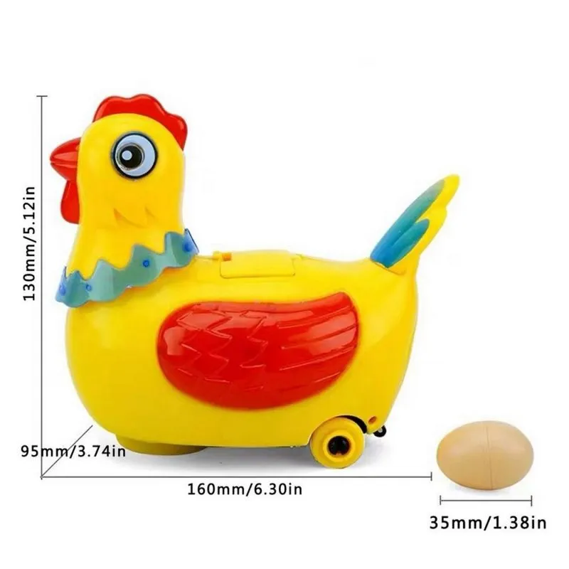 Juguete Musical Gallina Pone Huevo Ninos - Electroshopy - Vista 2