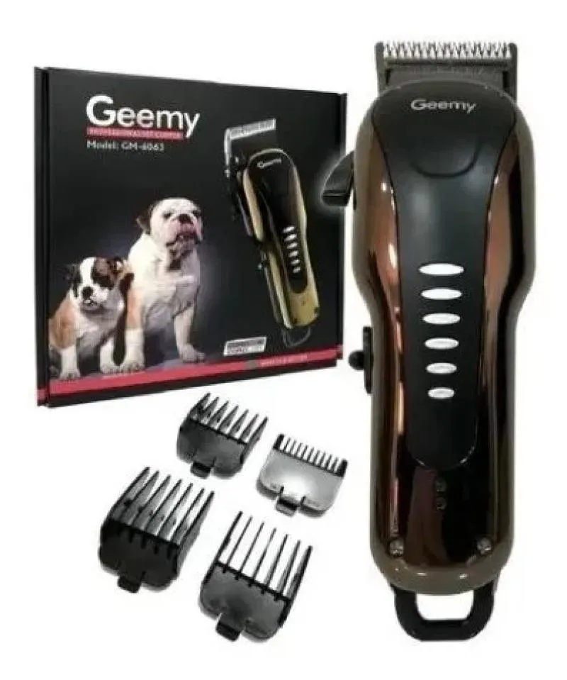 Kit Maquina Peluquera Canina Geemy Gm60 - Electroshopy