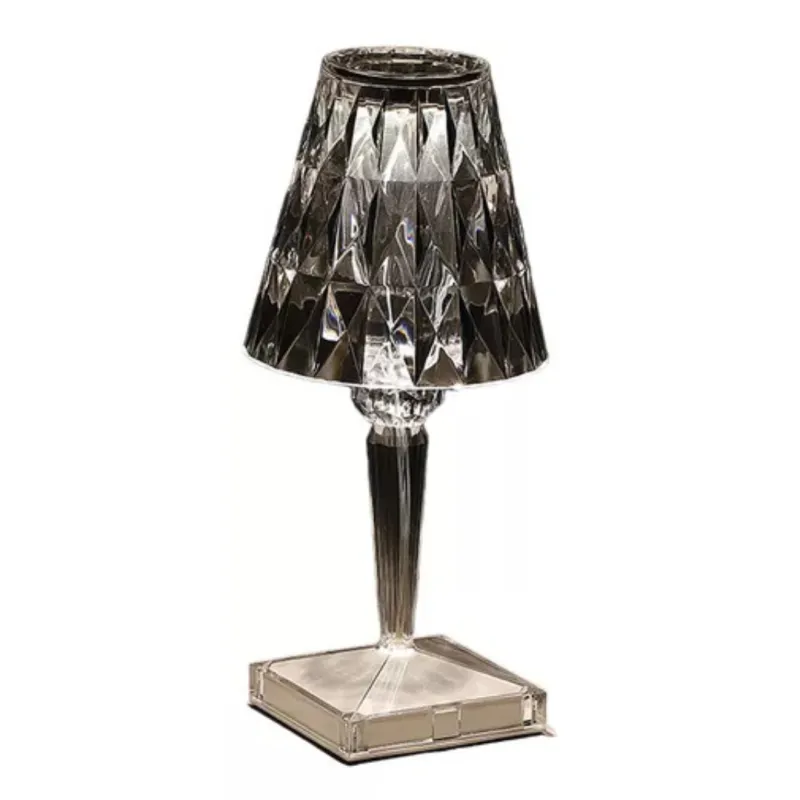 Lampara Led Mesa Iluminacion Cristal Dec - Electroshopy