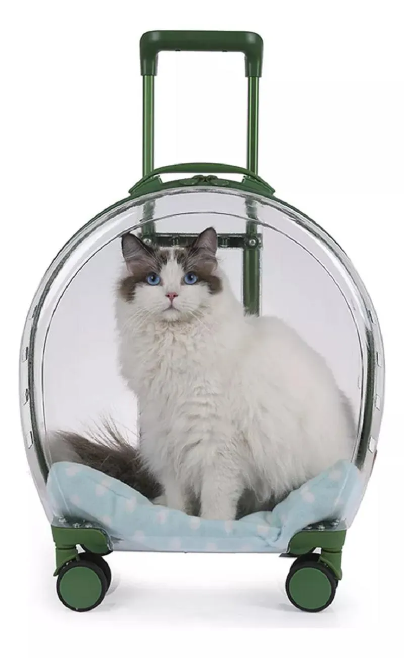 Maleta Para Mascotas Con Ruedas Mochila - Electroshopy - Vista 2