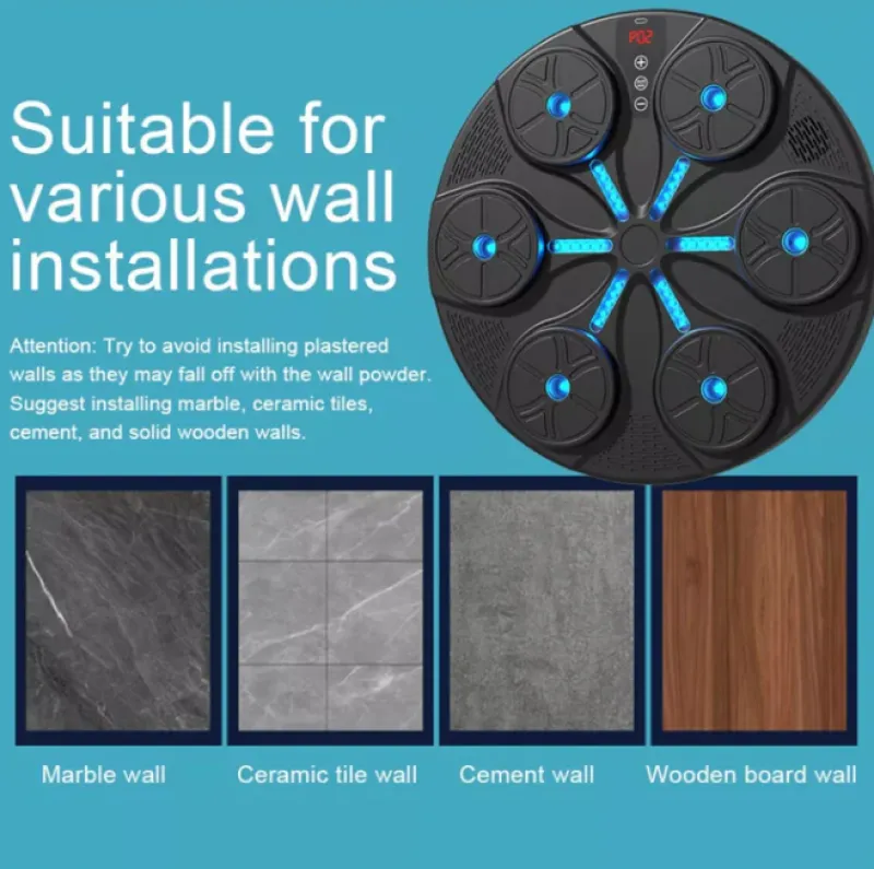 Maquina De Boxeo Musical Para Pared - Electroshopy - Vista 2