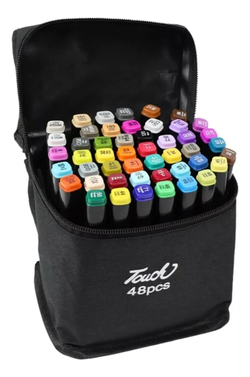 Marcadores Doble Punta 48 Piezas - Electroshopy