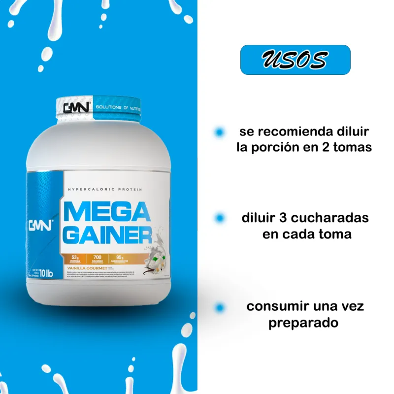Mega Gainer 10lb - Electroshopy - Vista 3
