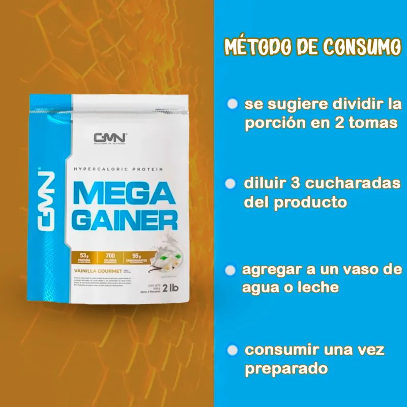 Mega Gainer 2 LB - Electroshopy - Vista 3