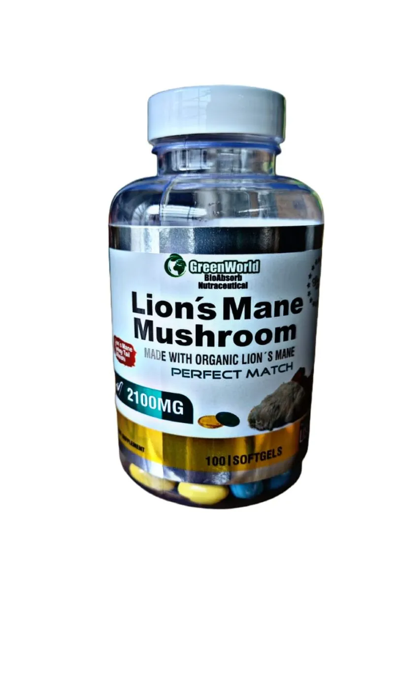 Melena De Leon 100 Sofgels Greenword - Electroshopy