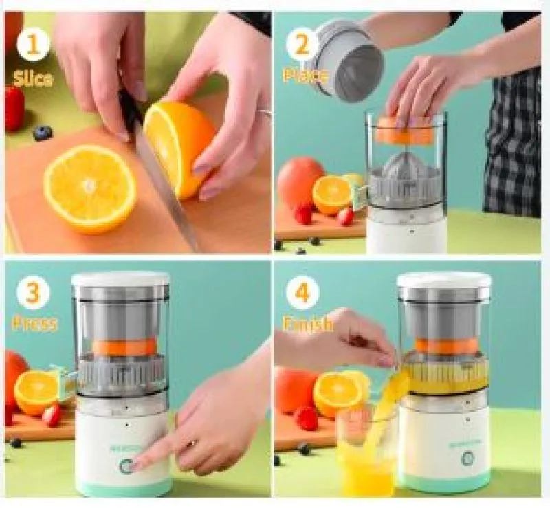Mini Exprimidor Electrico De Naranja - Electroshopy - Vista 2