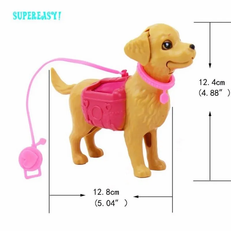 Muneca Moda Con Mascota Perro Accesorios - Electroshopy - Vista 2