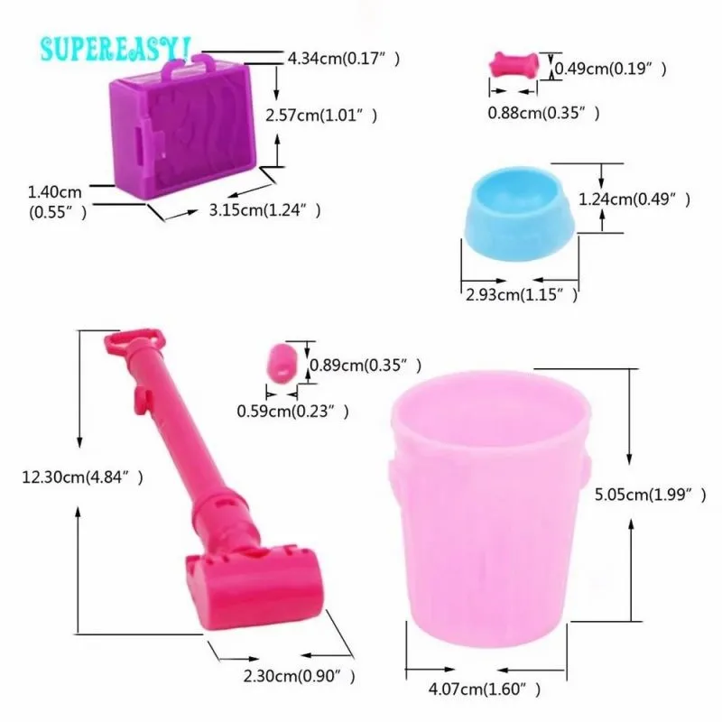 Muneca Moda Con Mascota Perro Accesorios - Electroshopy - Vista 3