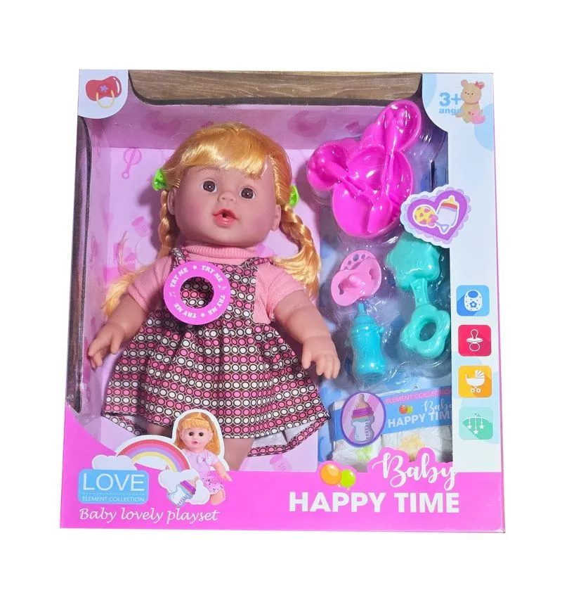 Muneca Vestido Panal Chupo Utencilios - Electroshopy