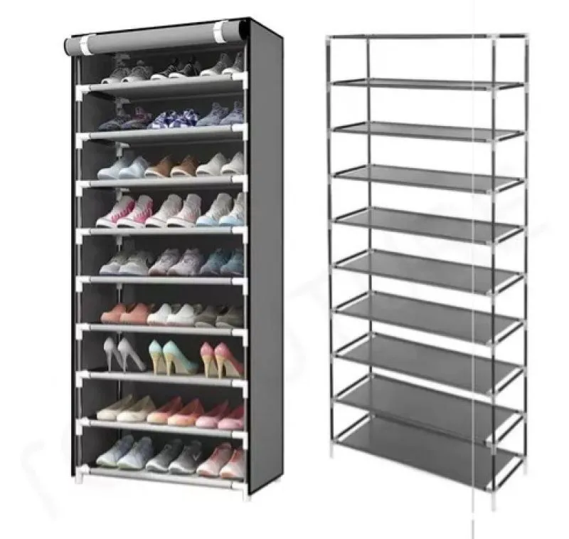 Organizador Zapatero De Tela 10 Niveles - Electroshopy