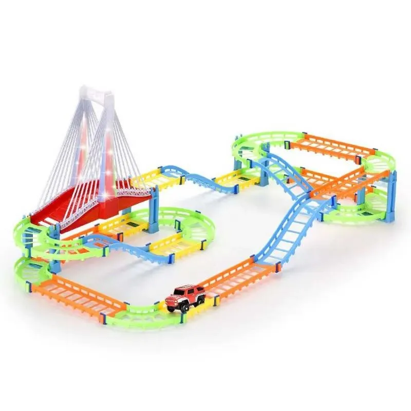 Pista De Puente Carro Camioneta Luces - Electroshopy
